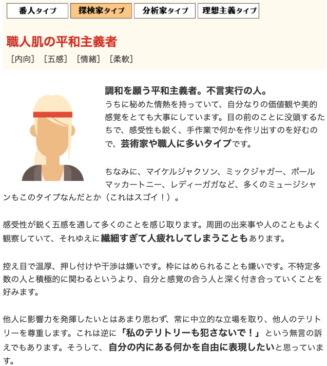 自己分析ツール紹介 第5回 モチラボ 16タイプ性格診断テスト No 06 5 Reccine リクシネ 広島 岡山の就活サイト